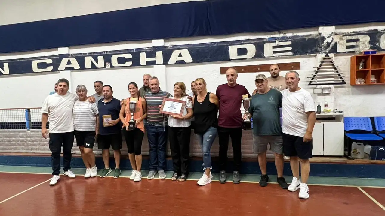 Aranda y Ojeda fueron los campeones del torneo de verano de bochas en Sportiva