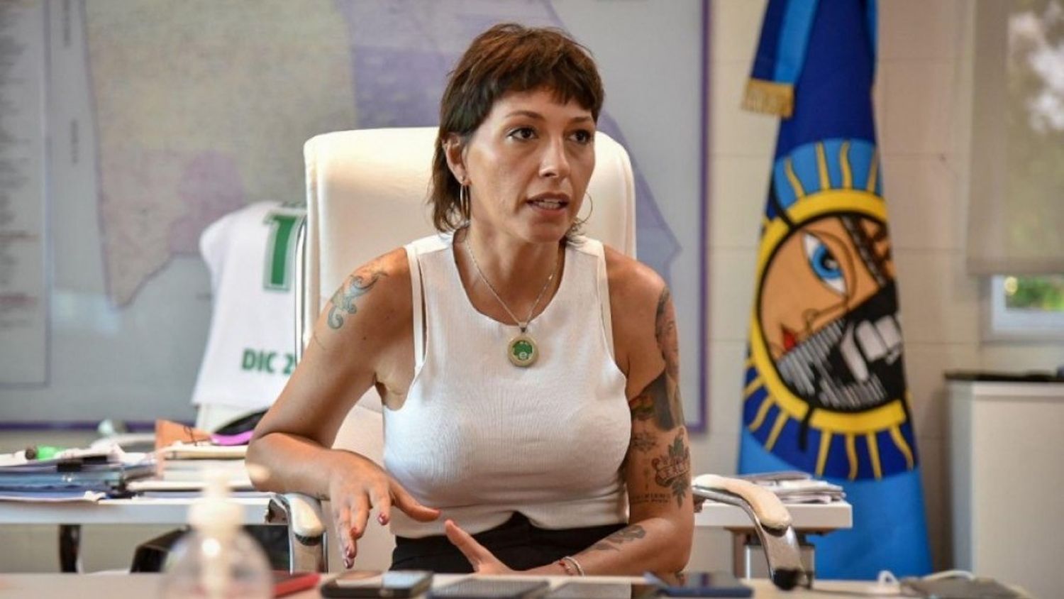 Mayra Mendoza, intendenta de Quilmes y referente de "La Cámpora"