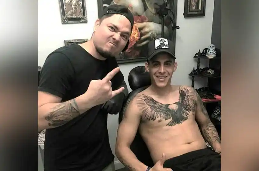 Cristian Pavón se hizo un tatuaje y sorprendió a todos a horas de la final contra River