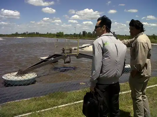 Martín Piaggio presentó el plan para la planta de efluentes cloacales