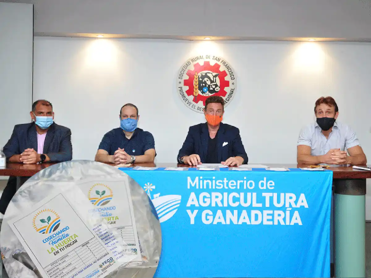 La huerta en casa: 1.700  familias sanfrancisqueñas solicitaron semillas   