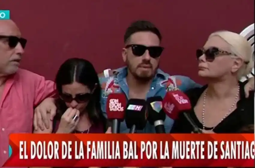 «Se fue en paz»: quebrados en llanto, Fede Bal y sus hermanos se despidieron de su papá