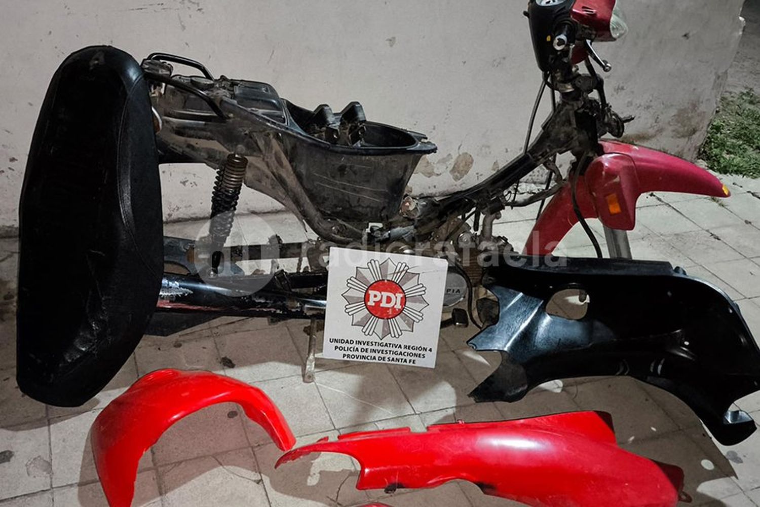 Reconquista: PDI recuperó un motovehículo robado