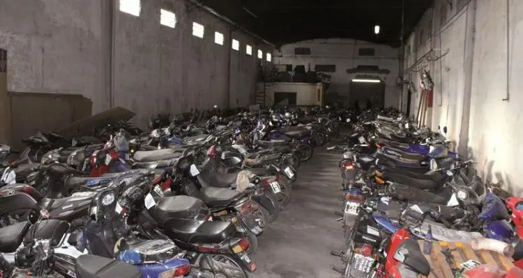 Pospusieron el remate de motos