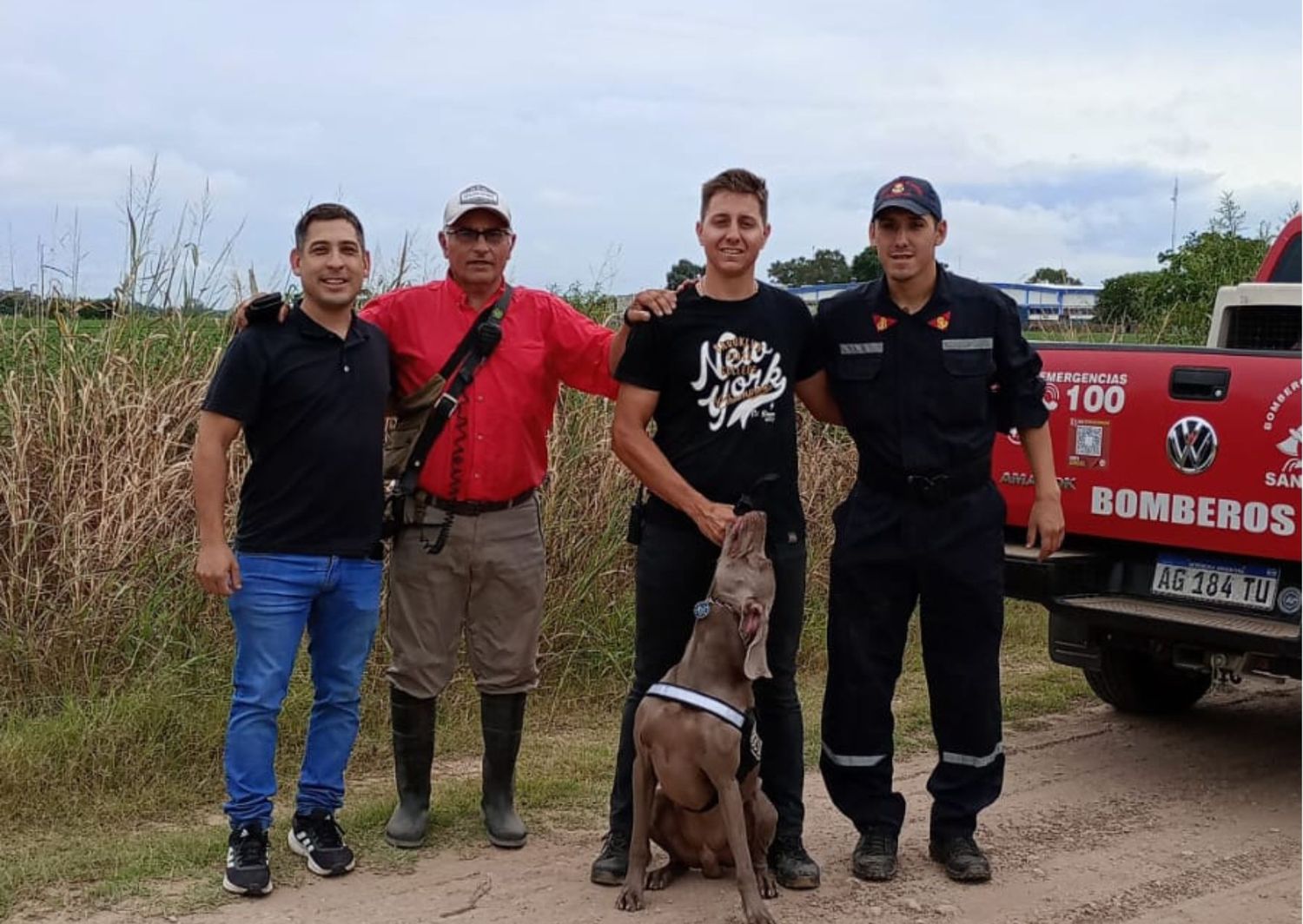 El equipo que encontró con vida a la mujer desaparecida