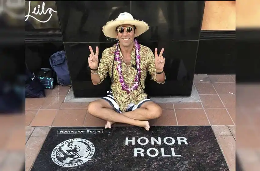 Fernando Aguerre fue incluido en el Paseo de la Fama del Surf