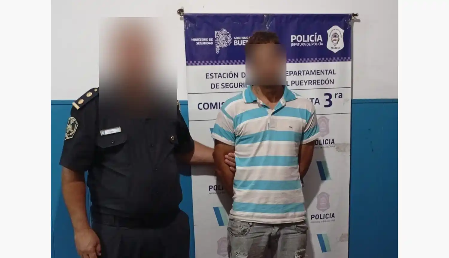 El sujeto tenía suspendida la morigeración de la prisión preventiva bajo la modalidad de arresto domiciliario con monitoreo electrónico.