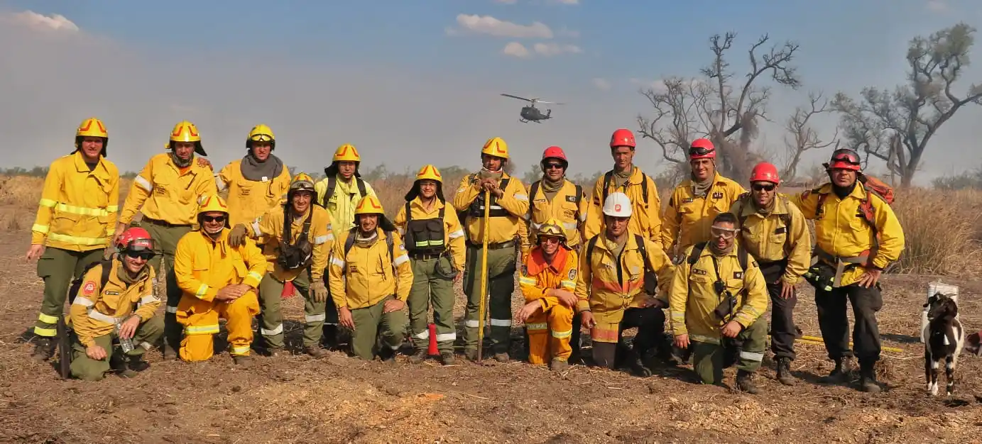 El relato en primera persona del combate de incendios en islas del delta