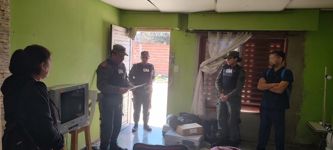 Allanamientos, detenciones y secuestro de estupefacientes en Gualeguaychú
