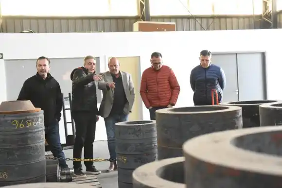 El Intendente visitó la empresa rafaelina Enrique Giuliani
