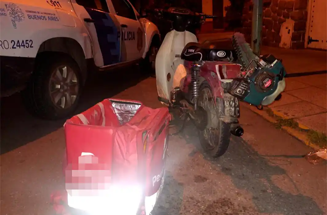 Detienen a delivery: iba borracho, intentó escapar y agredió a la policía