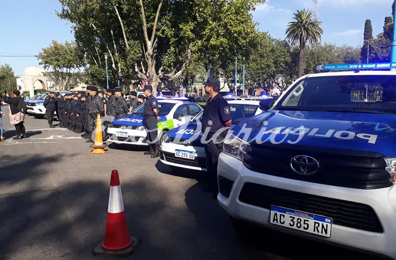 Las fuerzas policiales del distrito sumaron diez móviles