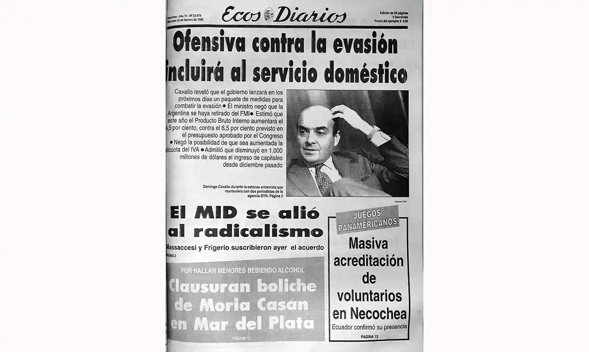 Miércoles 22 de febrero de 1995