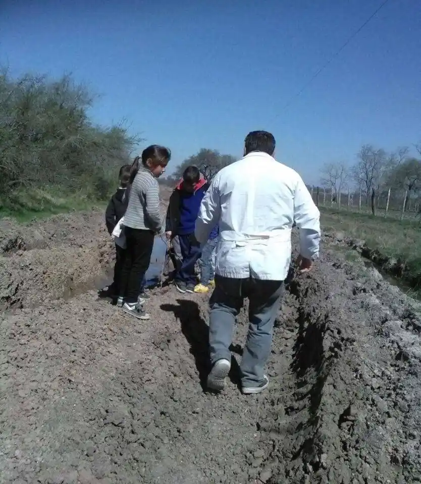 La odisea para llegar a la escuela rural Nº 95 Santa María JC Albergue