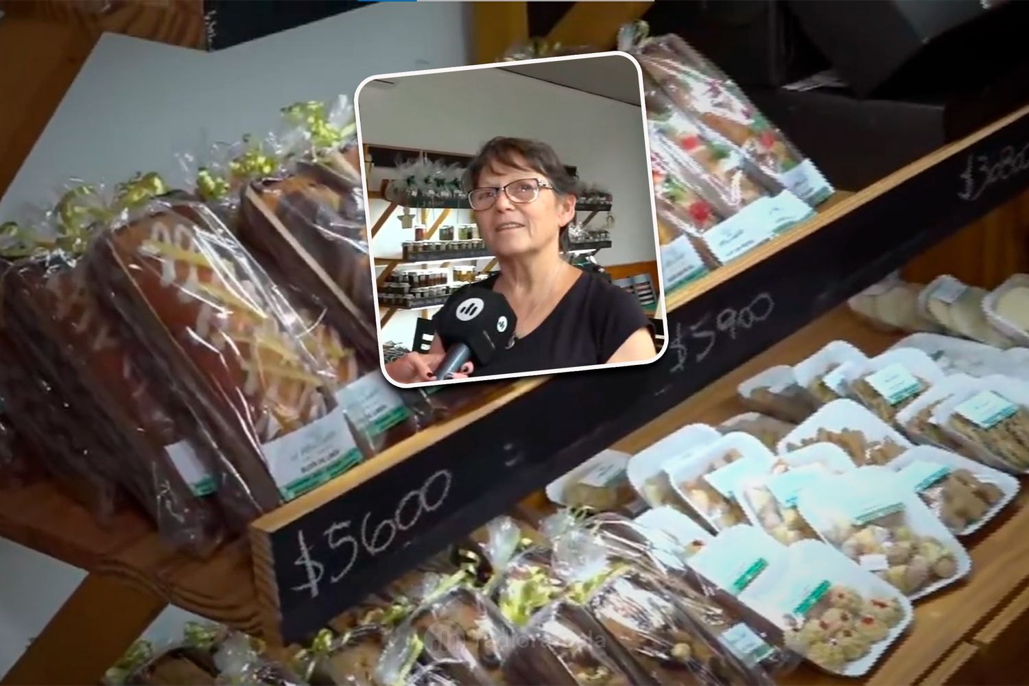 Sonia Falkenberg, referente de la Fundación Hogar El Ceibo | Venta de pan dulces de cara a las fiestas de fin de año