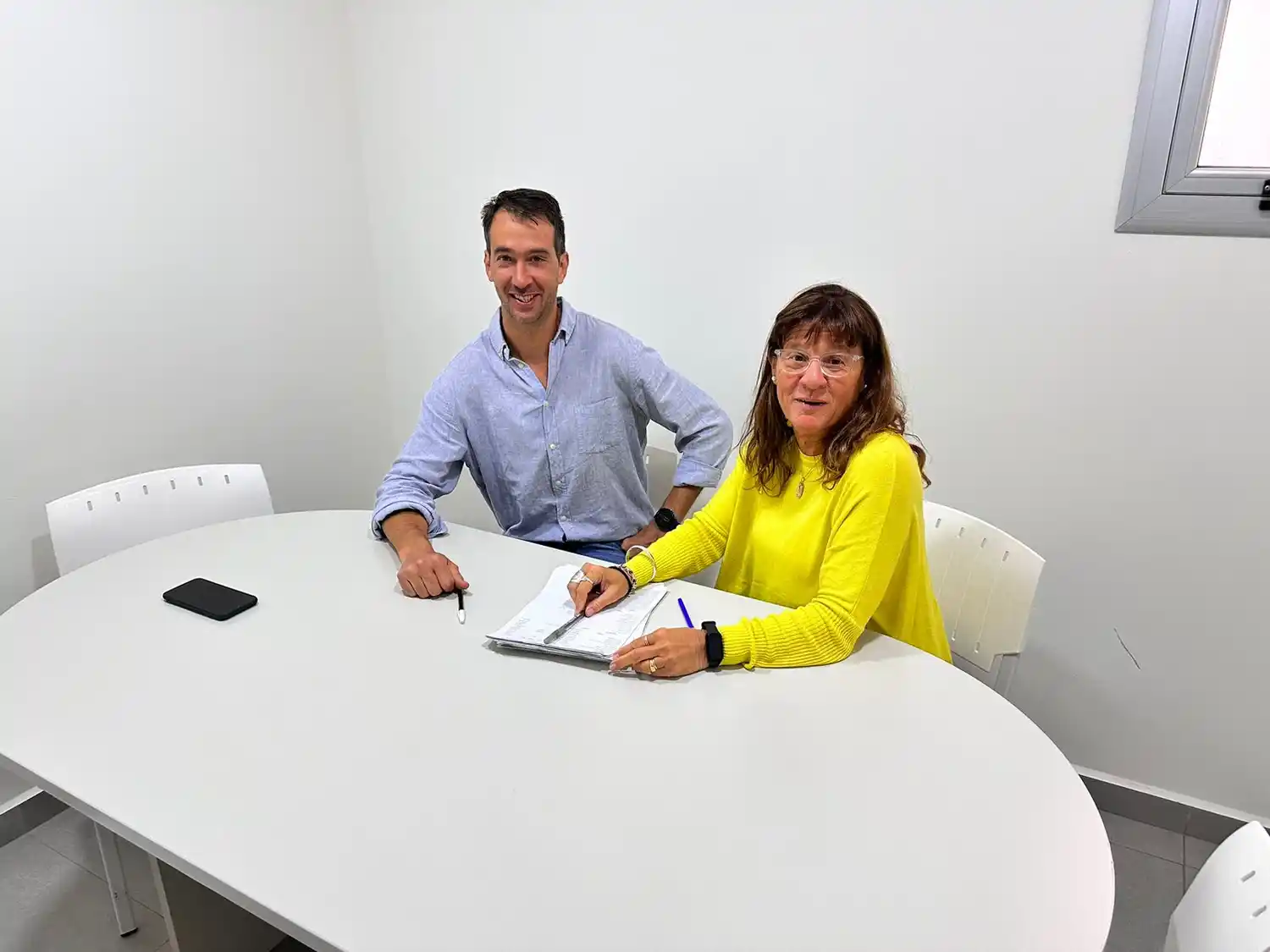 Se firmó un convenio entre la Cámara Empresaria de Tandil y la Sociedad Italiana de Socorros Mutuos