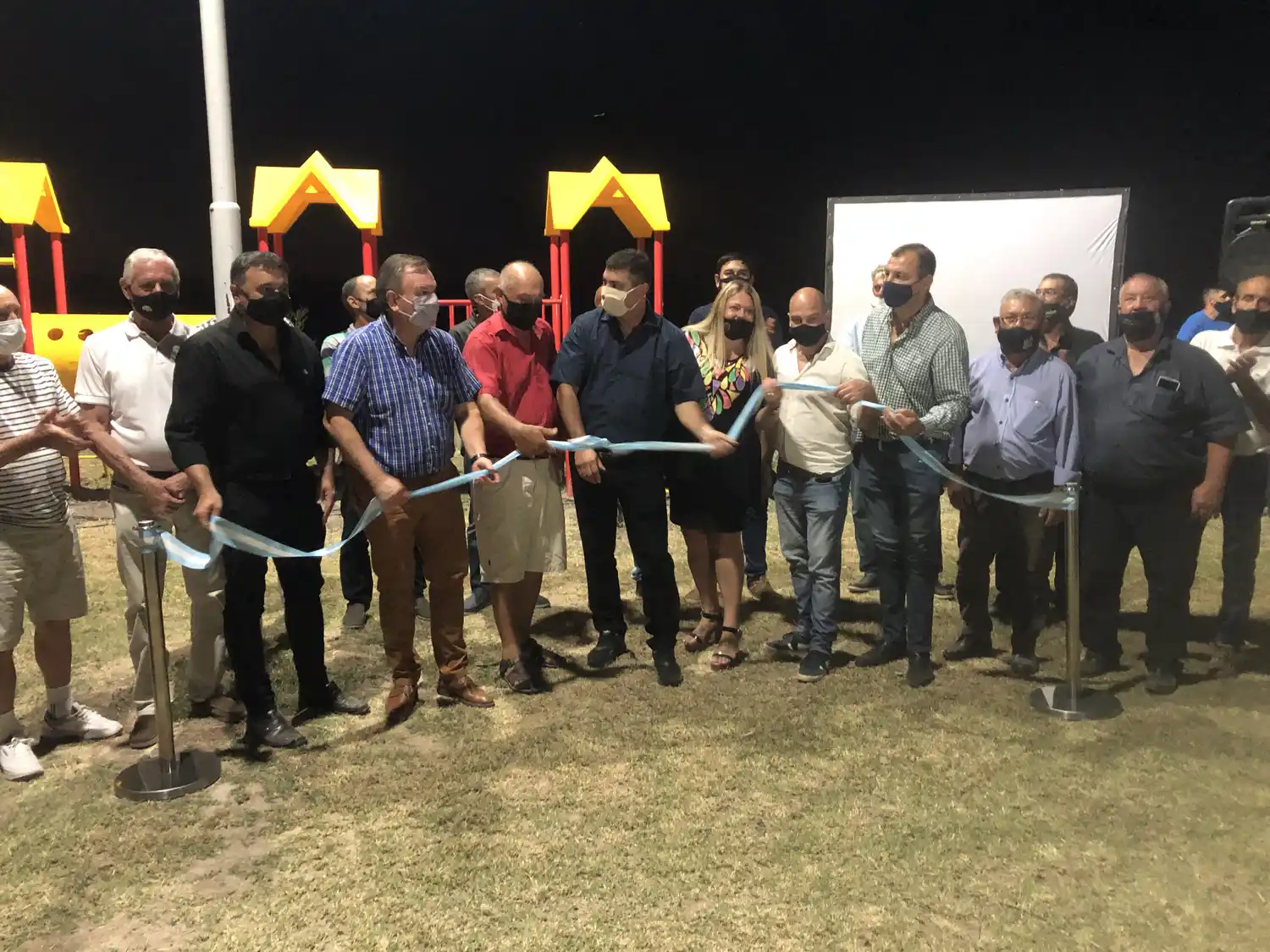 Inauguraron las obras de puesta en valor de la laguna La verde
