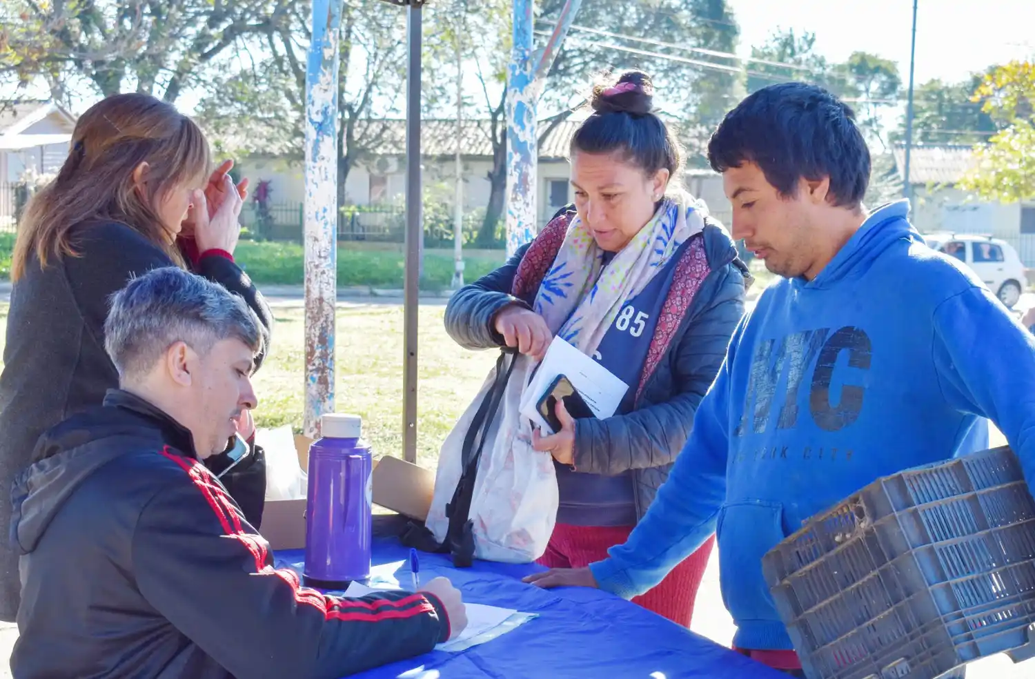 Participación ciudadana en el barrio La Bianca