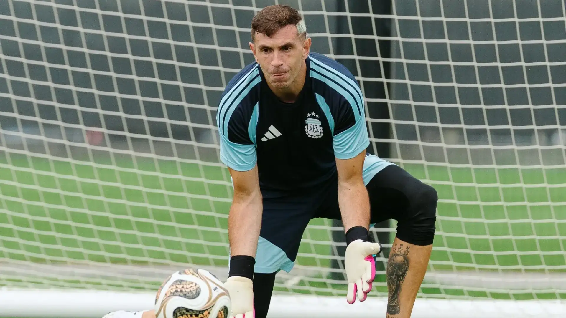 Emiliano "Dibu" Martínez, el arquero del seleccionado nacional.