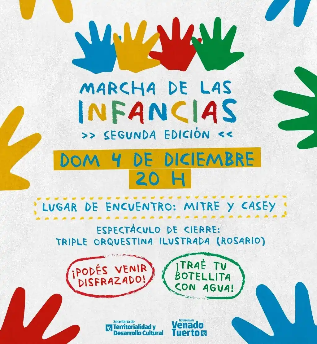 Llega la segunda edición de “La Marcha de las Infancias”