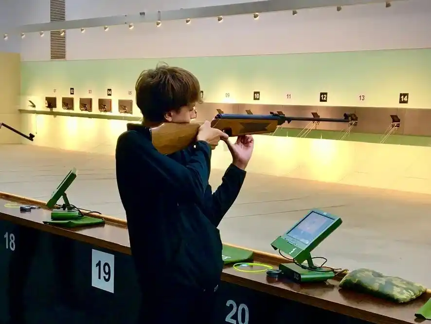 Juan Martín Ríos Veronesi en acción.