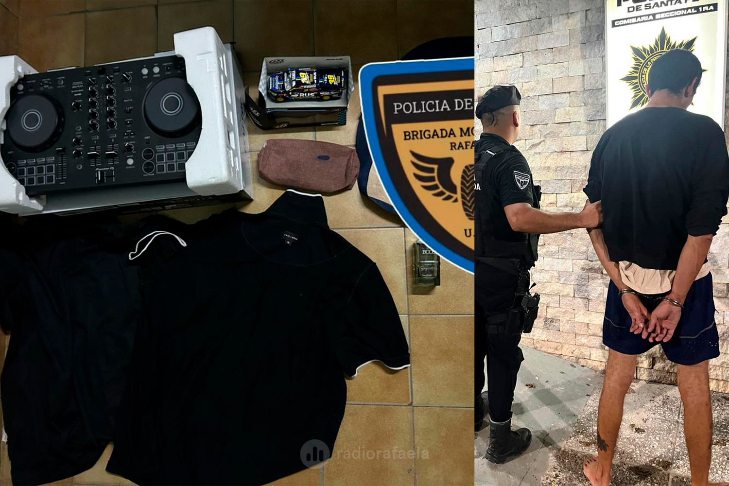 Escaló un edificio, robó una carísima consola de DJ y hasta la carne de la heladera y cayó preso