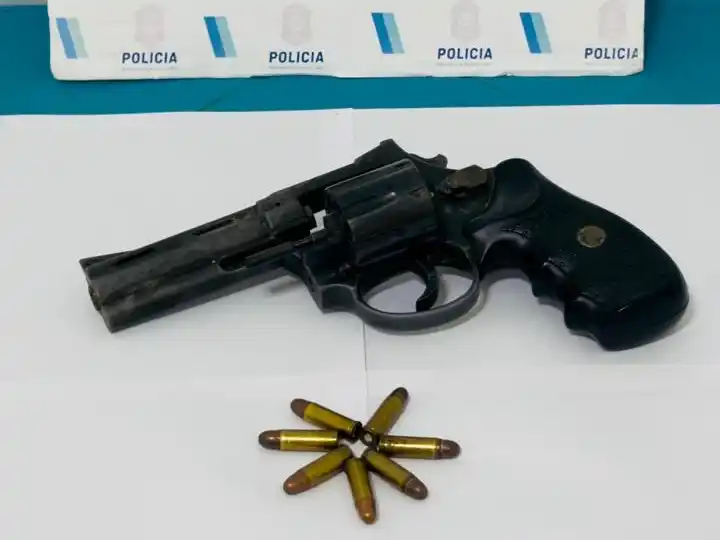 En el procedimiento. Se realizó el secuestro del arma con varias municiones