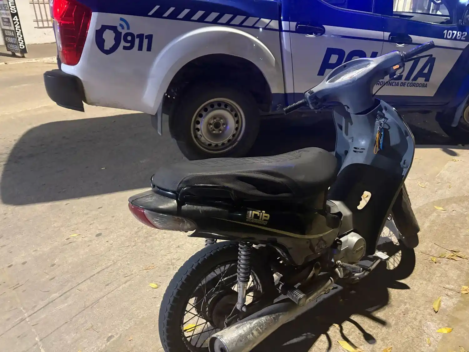 La motocicleta poseía diferentes irregularidades