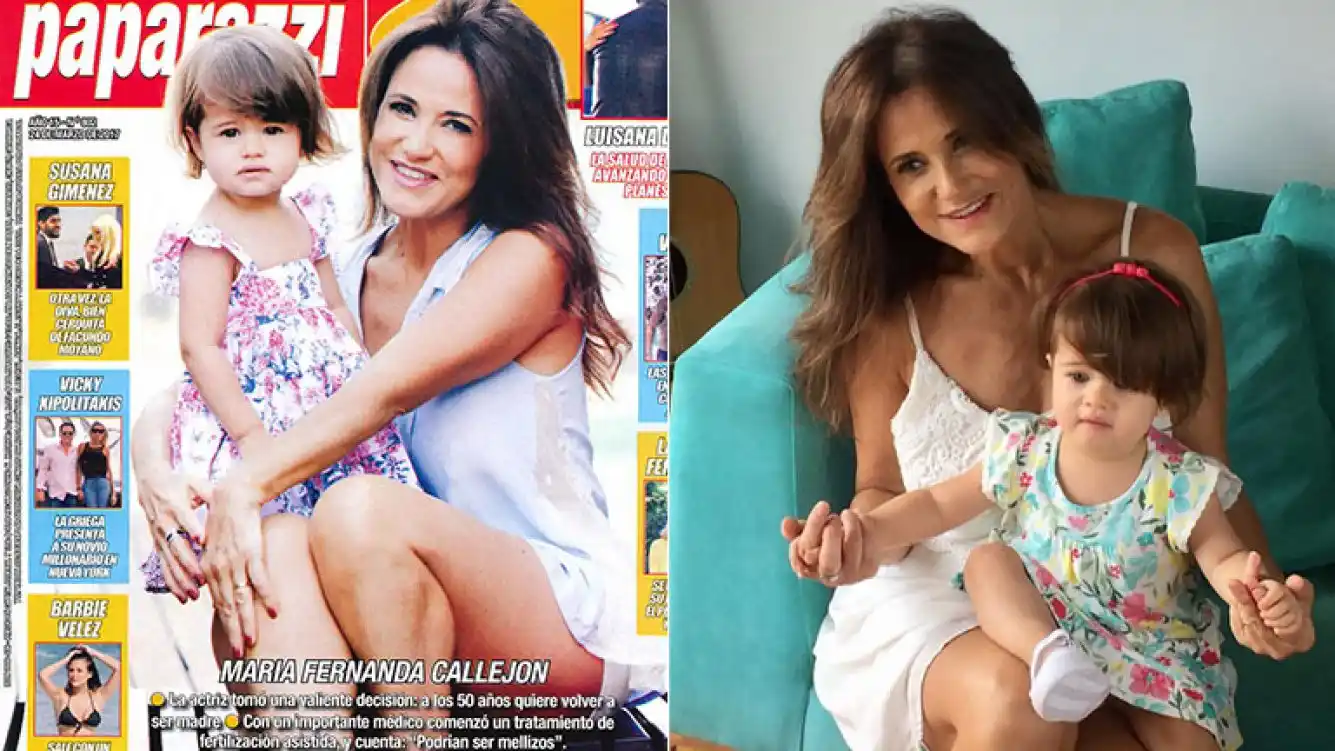 María Fernanda Callejón inició un tratamiento para volver a ser mamá a los 50