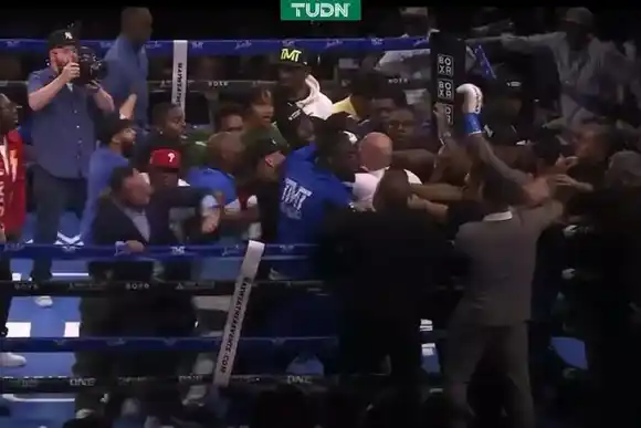 Escándalo en la pelea entre Mayweather y el nieto de un histórico mafioso neoyorkino