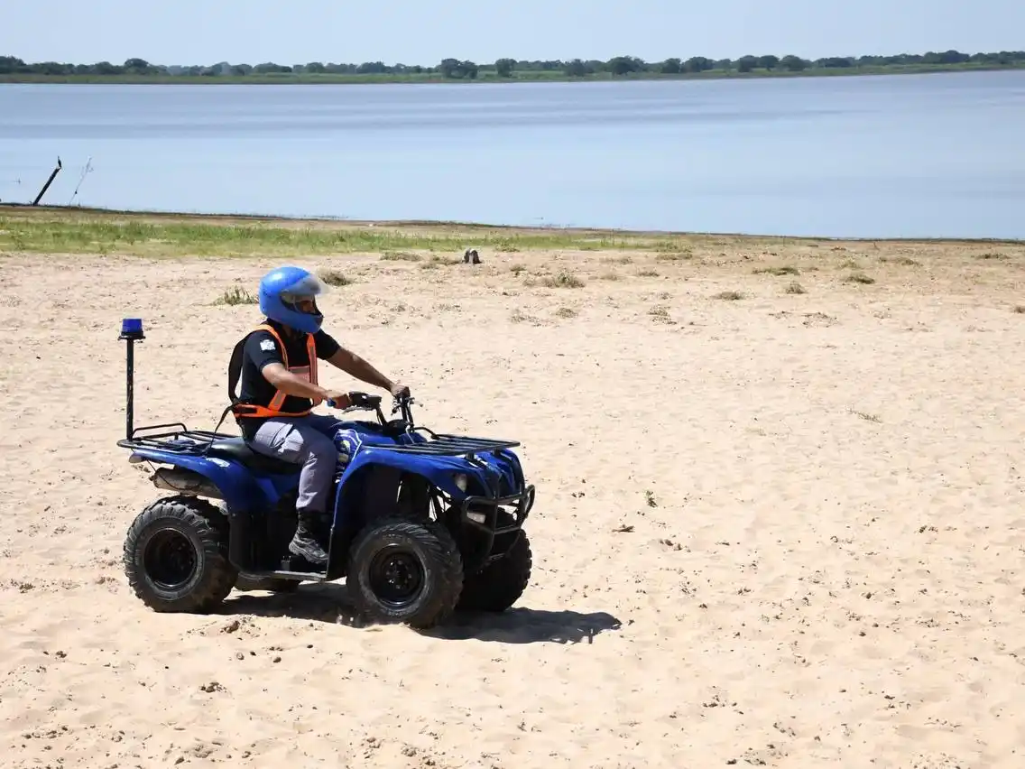 La Unidad Especial Policía Ecológica de Formosa trabaja sin descanso en esta temporada de Laguna Oca