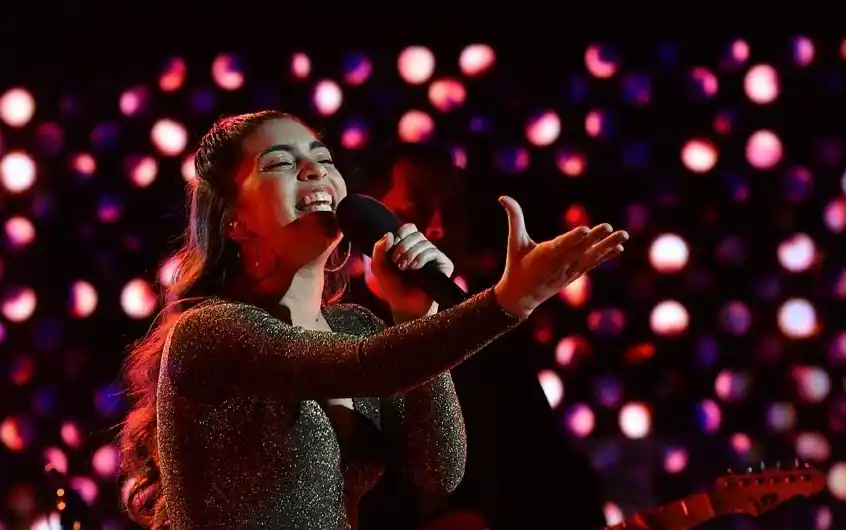 Amorina Alday, la finalista de La Voz Argentina, canta en el aniversario de Tordillo, su pueblo