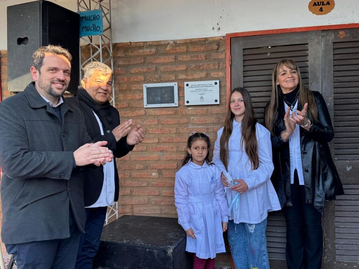 Braidot participó de la celebración del aniversario de la Escuela Nº 1205 “Comandante Luis Piedrabuena”