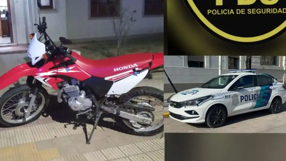El rodado, hallado oculto en un descampado y recuperado anoche por el personal policial