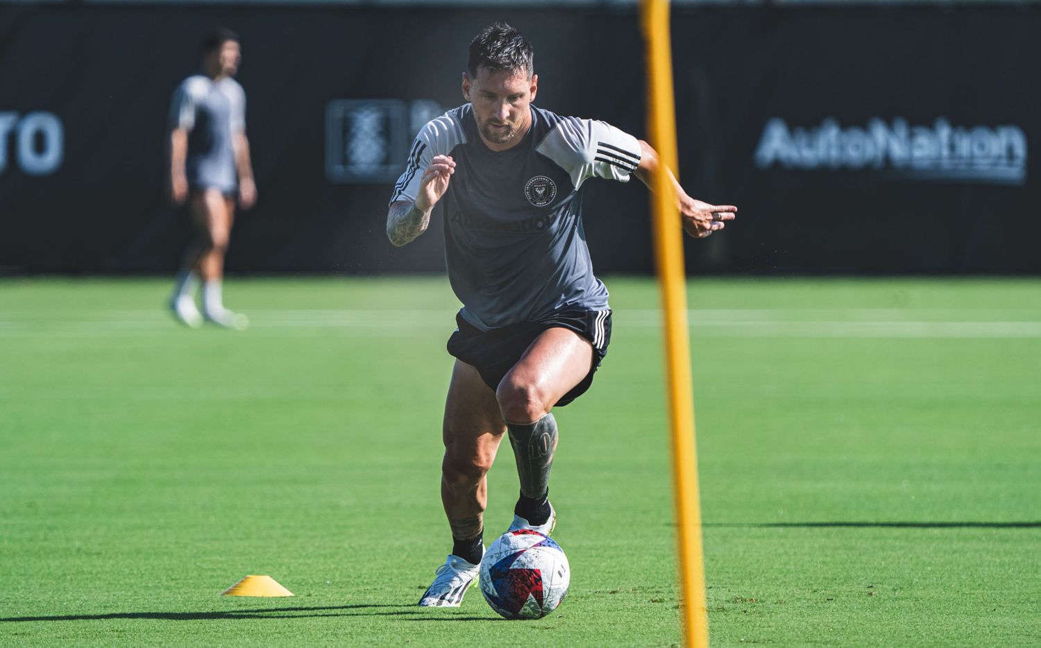 Messi se prepara en Miami.