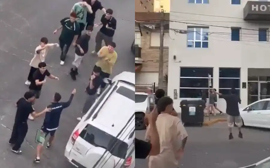 El grupo pasó por el hotel de la concentración del plantel para alentarlo