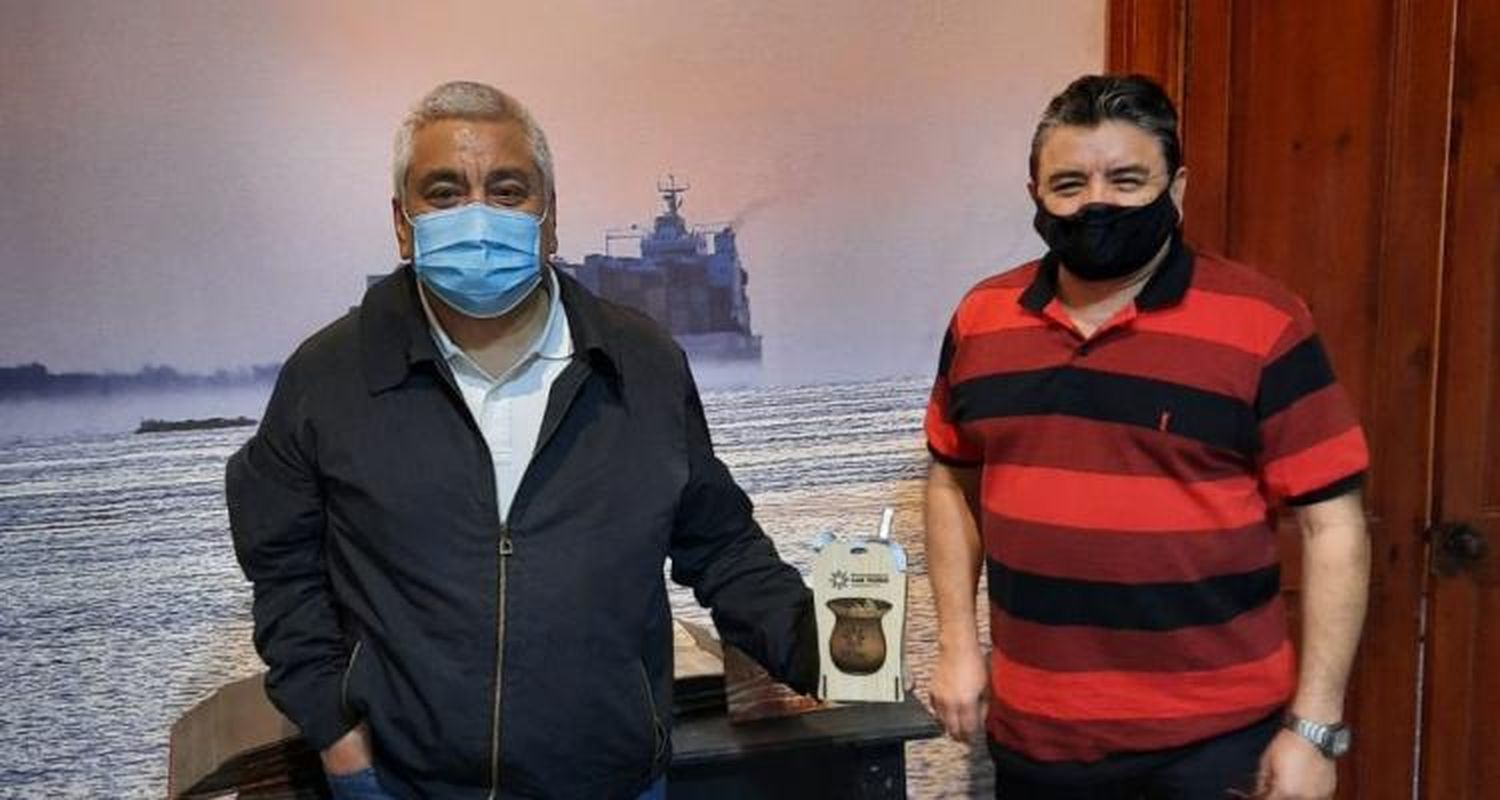 Tras manifestarle su apoyo, Cecilio Salazar recibió al nuevo secretario general de la Uatre
