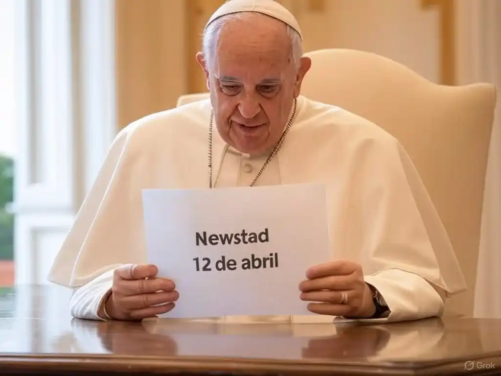 Santoral. Francisco, leyendo el Santoral del 12 de abril.