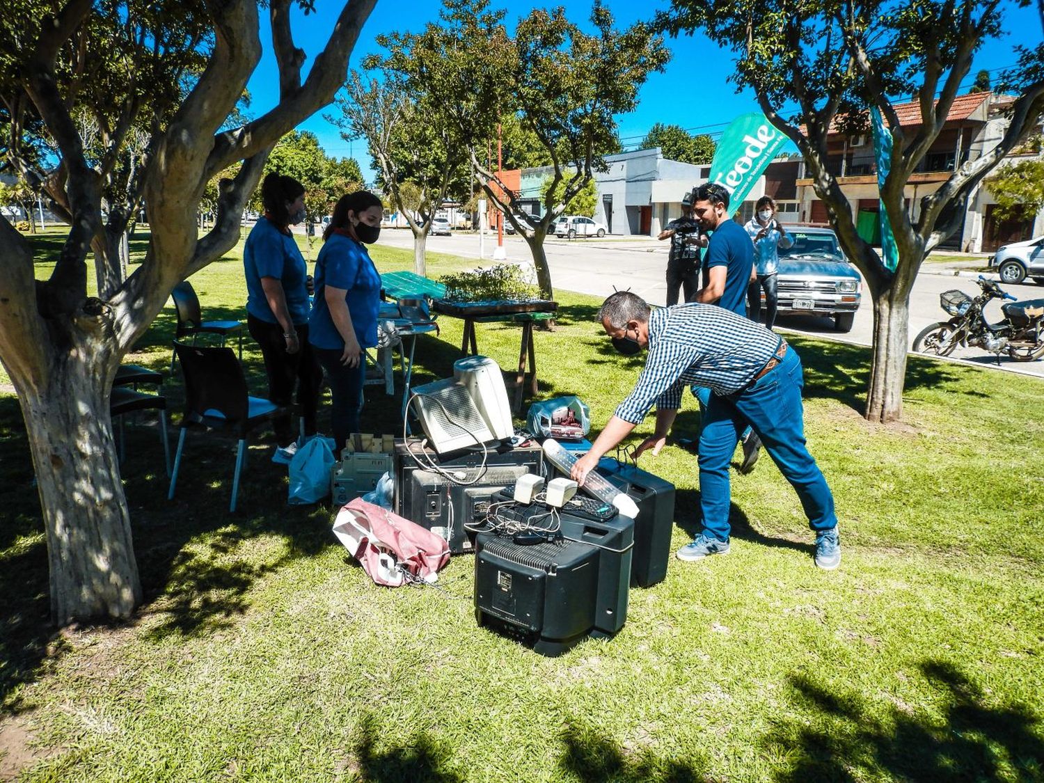 Jornada de recolección de residuos electrónicos en Teodelina