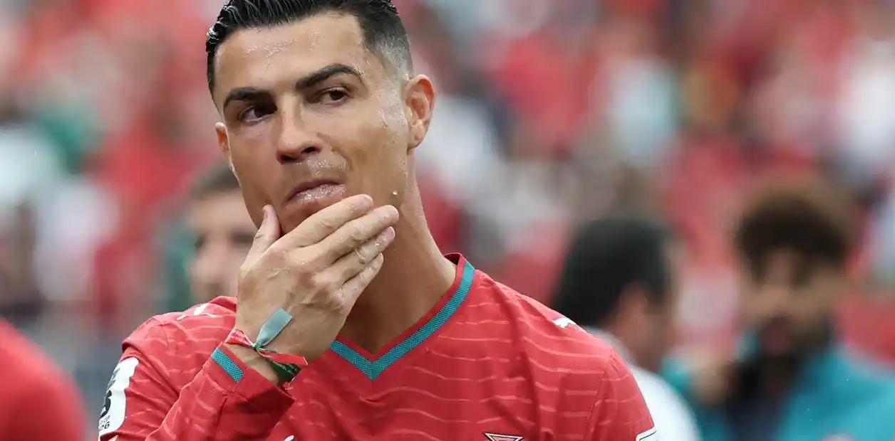 Cristiano Ronaldo, capitán de Portugal, en su primer partido por el Grupo K en el Mundial 2026. Xinhua