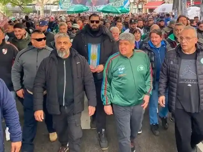 Profundizar el plan de lucha. Así lo reiteró Pablo Moyano, dirigente de camioneros