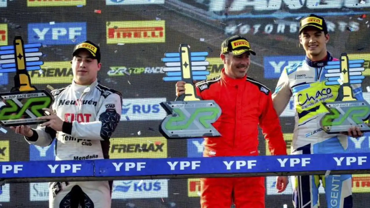 Verriello ganó y festejó el Dia del Padre a lo grande