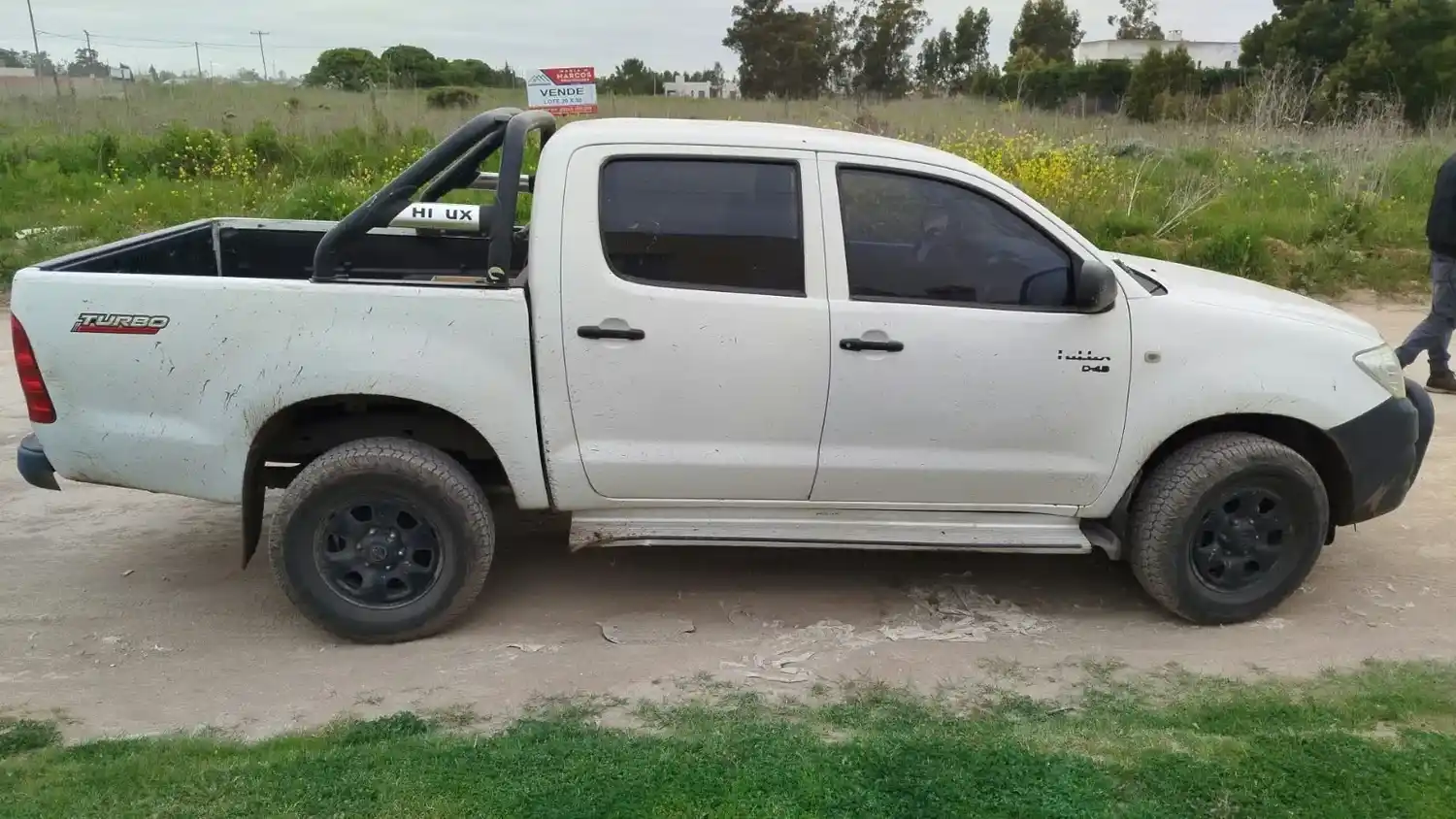 La camioneta hallada