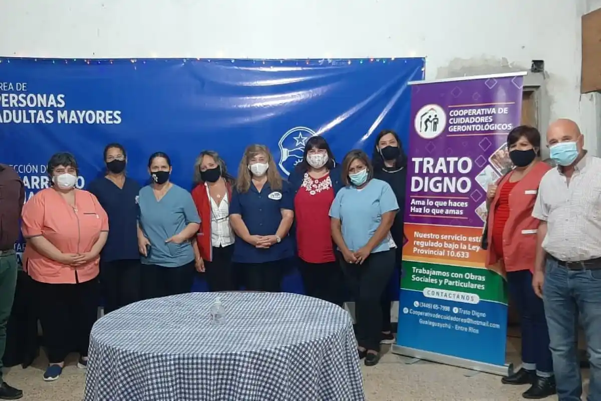 Se realizó la Asamblea de la cooperativa de "Cuidadores Domiciliarios Trato Digno"