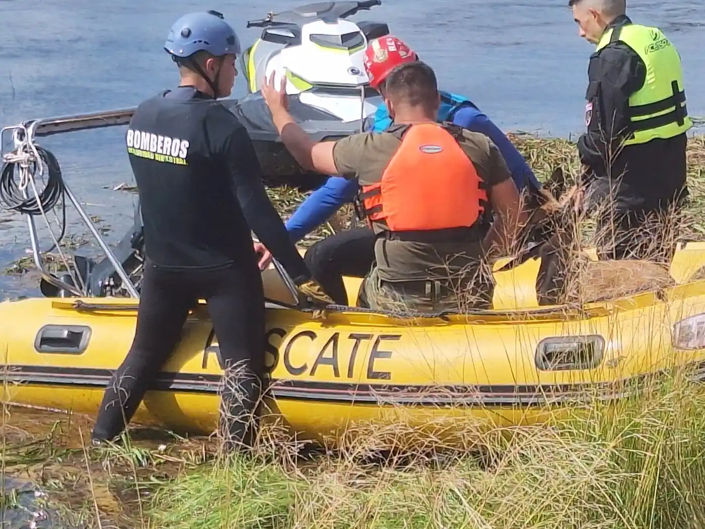 Dakota, la perra K9, clave en el hallazgo de un cuerpo en Bolívar