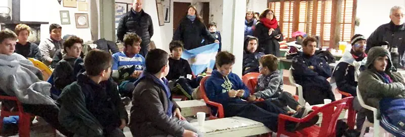 Parálisis por ver el debut de la Argentina