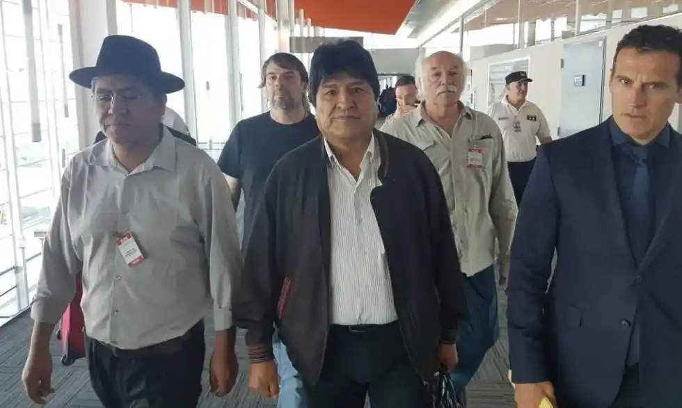 “Arribé a la Argentina para seguir luchando por los más humildes", declaró Evo Morales 