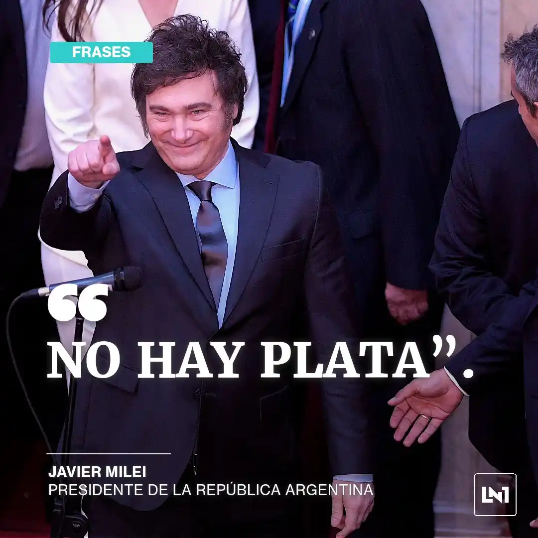 Milei No hay plata