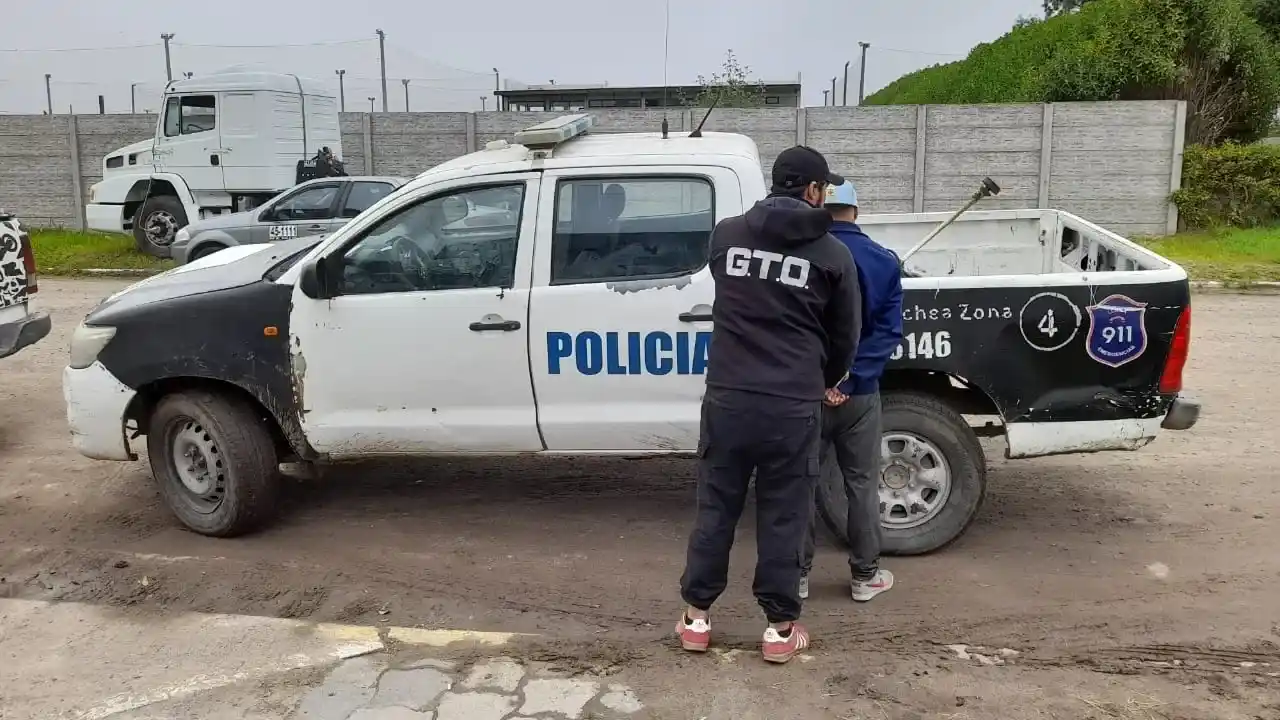Un hombre aprehendido