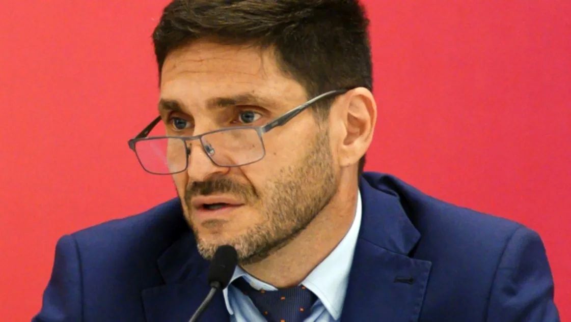 El gobernador de Santa Fe, Maximiliano Pullaro.